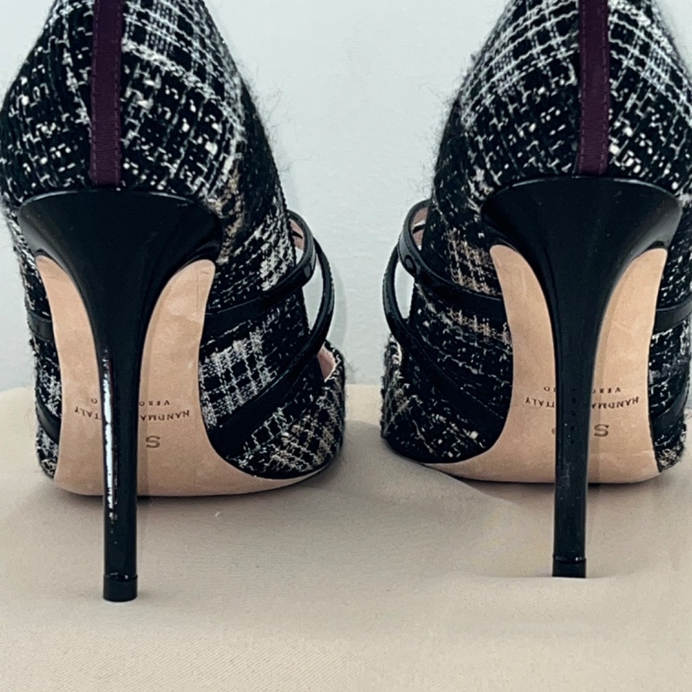 SJP by Sarah Jessica Parker Tweed Mary Jane Pumps - Picture 2 of 5